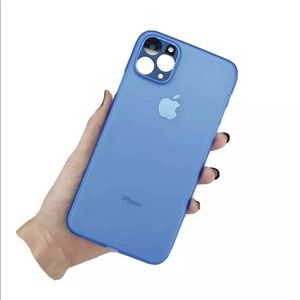 Blue Ultra Slim Case for iPhone 11 Pro XS X